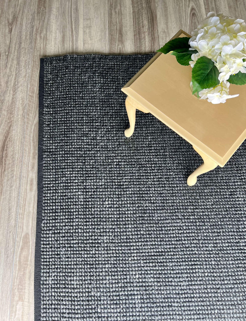 Ganglia Carbon Charcoal Rug