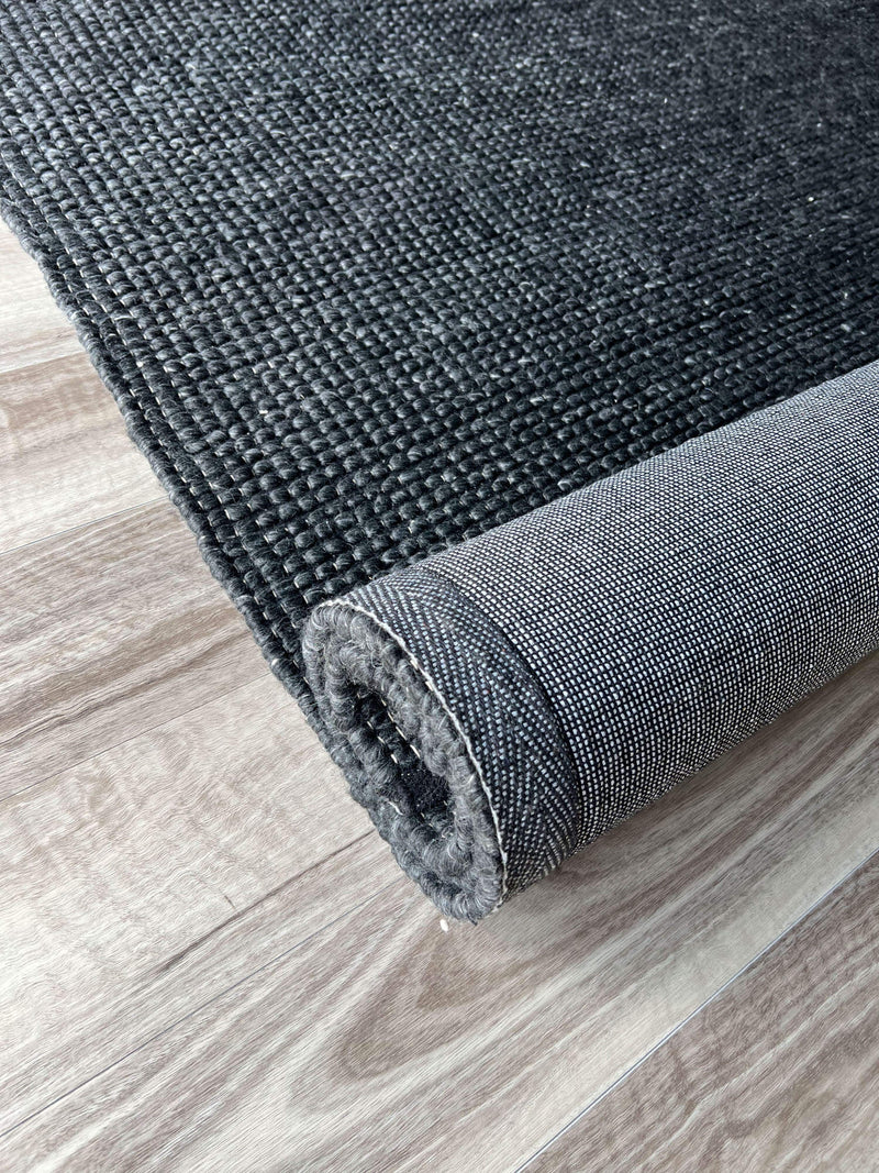 Ganglia Carbon Charcoal Rug