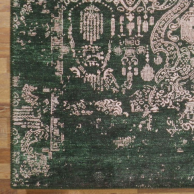 Divan Settee Green Rug