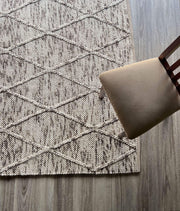 OmbreWool Coast Diamond Natural Rug