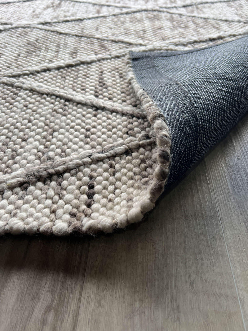 OmbreWool Coast Diamond Natural Rug