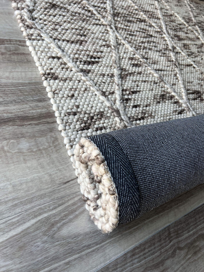 OmbreWool Coast Diamond Natural Rug