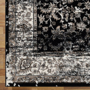 Progeny Series Black Runner Rug