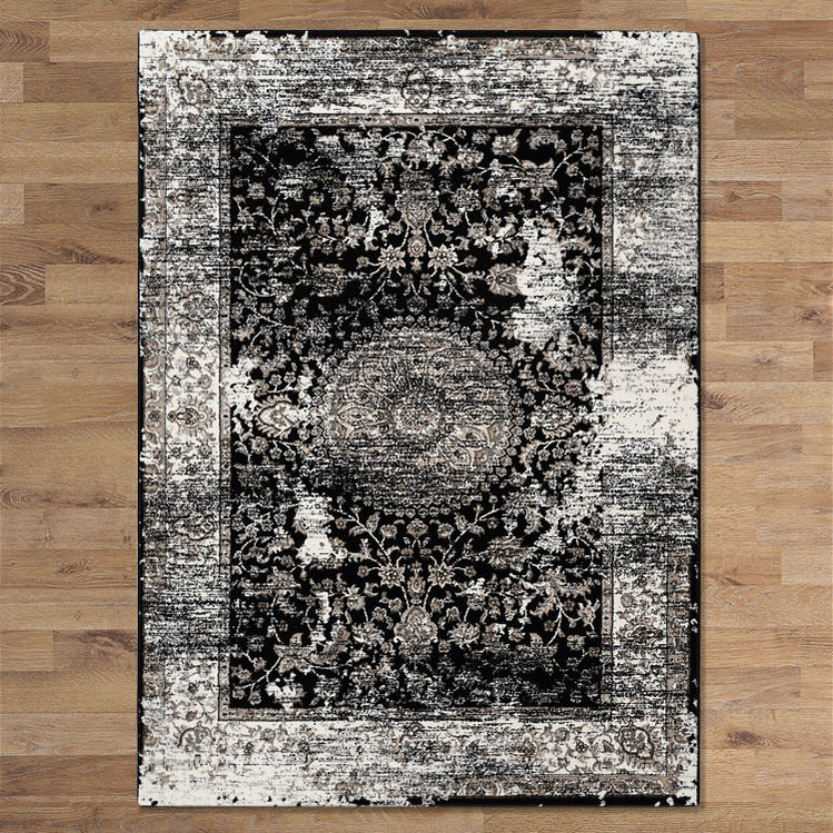 Modern Transitional Quality Black Rug — SydneyRugsOnline