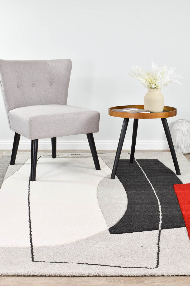 Eastern Grey Red Rug
