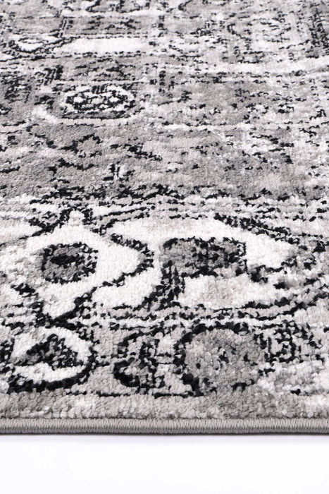 Anatolia Traditional Black Grey Rug