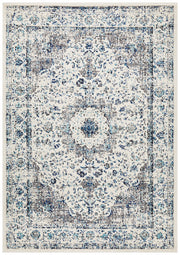 Summon Mist White Transitional Rug