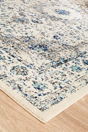 Summon Mist White Transitional Rug