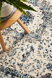 Summon Mist White Transitional Rug