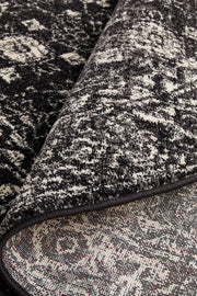 Summon Estella Charcoal Transitional Round Rug