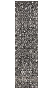 Summon Estella Charcoal Transitional Runner Rug