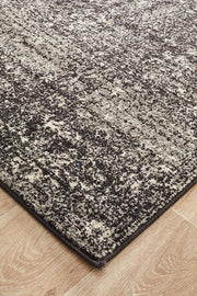 Summon Estella Charcoal Transitional Runner Rug