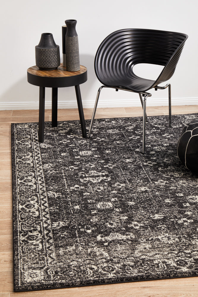 Summon Estella Charcoal Transitional Rug