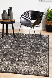 Summon Estella Charcoal Transitional Rug