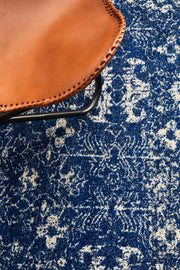 Summon Oasis Navy Transitional Round Rug