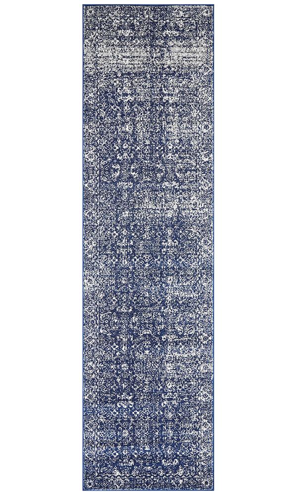 Summon Oasis Navy Transitional Runner Rug