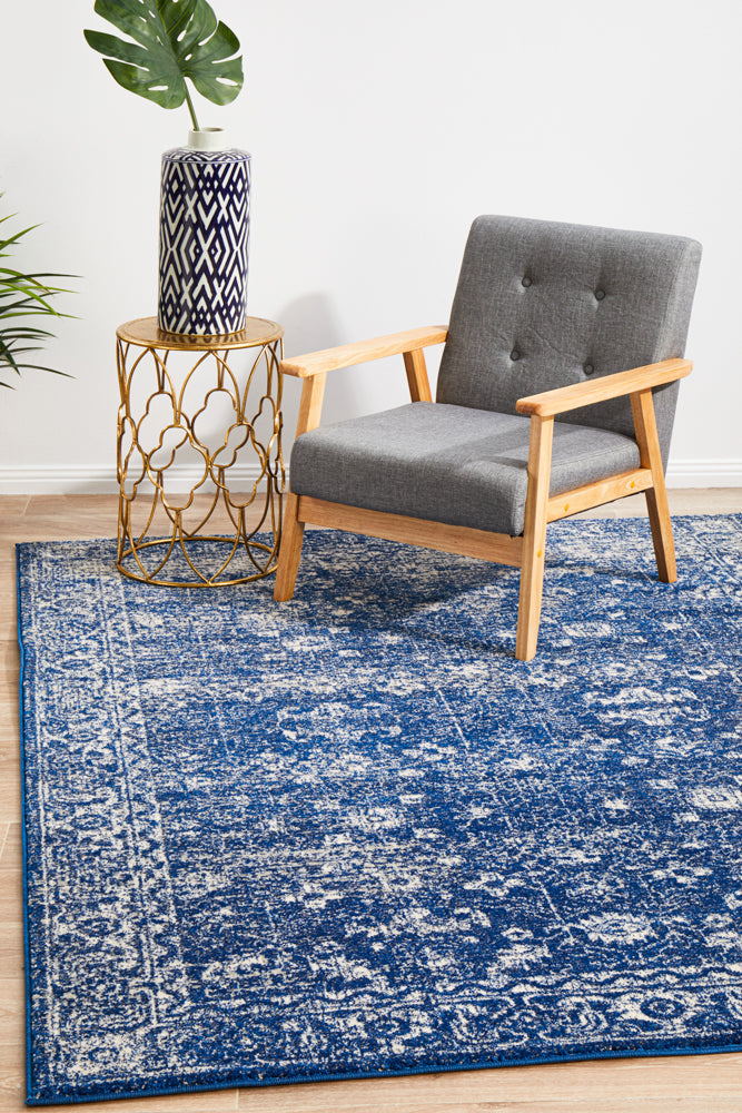 Summon Oasis Navy Transitional Rug