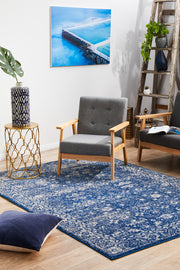 Summon Oasis Navy Transitional Rug