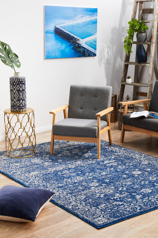 Summon Oasis Navy Transitional Rug