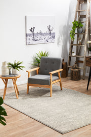 Summon Shine Silver Transitional Rug