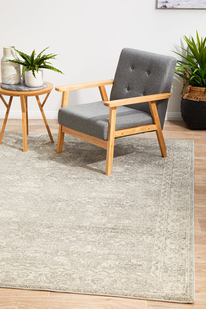 Summon Shine Silver Transitional Rug