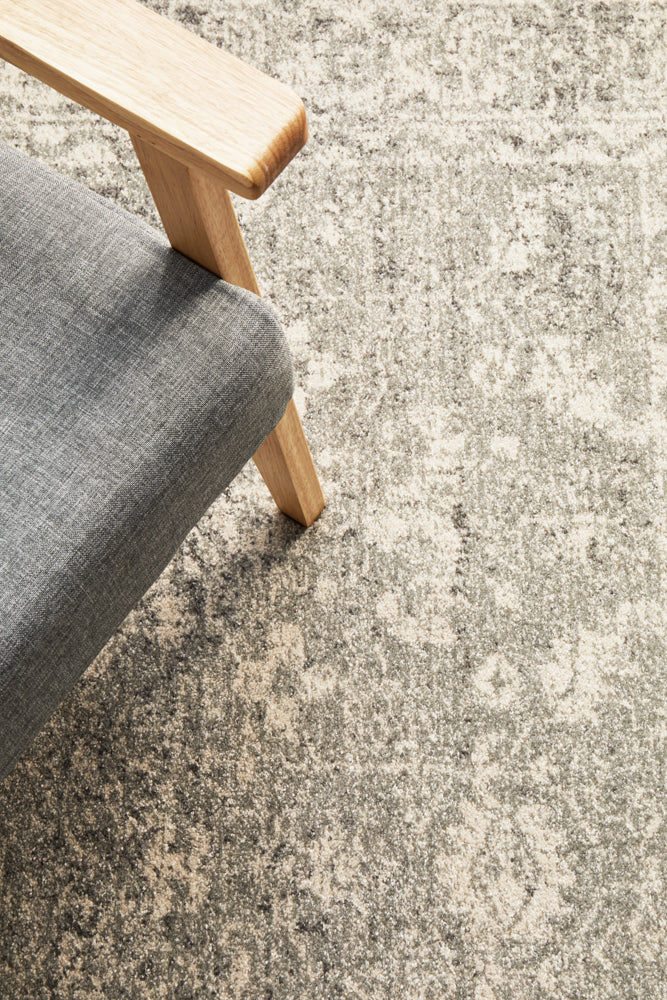 Summon Shine Silver Transitional Rug