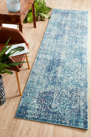 Summon Muse Blue Transitional Rug