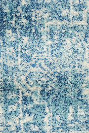 Summon Muse Blue Transitional Runner Rug