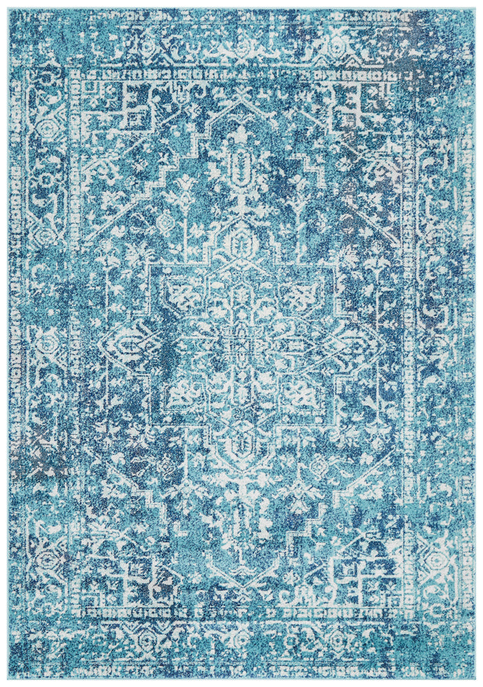 Summon Muse Blue Transitional Rug