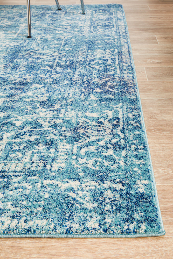 Summon Muse Blue Transitional Rug