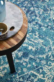 Summon Muse Blue Transitional Rug