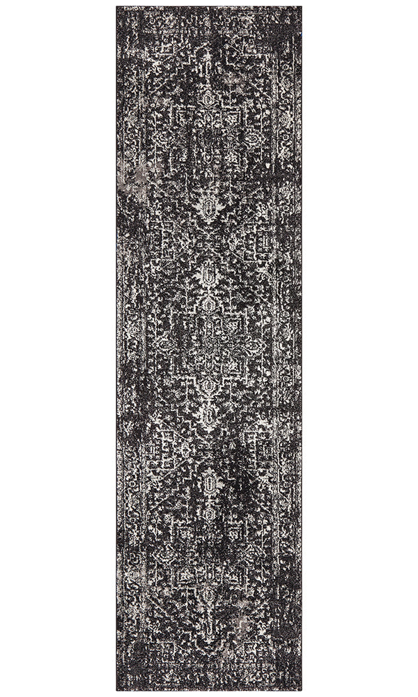 Summon Scape Charcoal Transitional Rug