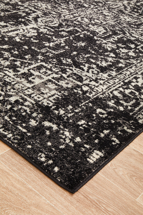 Summon Scape Charcoal Transitional Rug