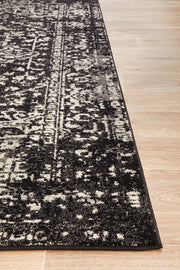 Summon Scape Charcoal Transitional Rug