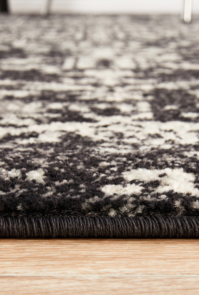 Summon Scape Charcoal Transitional Rug
