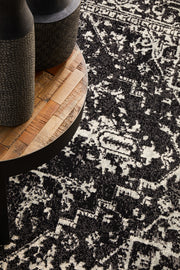 Summon Scape Charcoal Transitional Rug