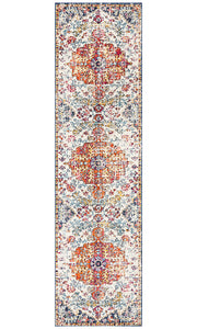 Summon Carnival White Transitional Rug