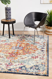 Summon Carnival White Transitional Rug