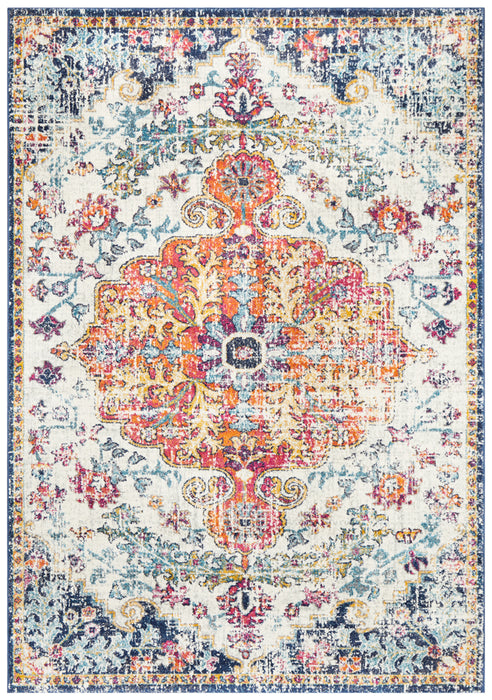 Summon Carnival White Transitional Rug