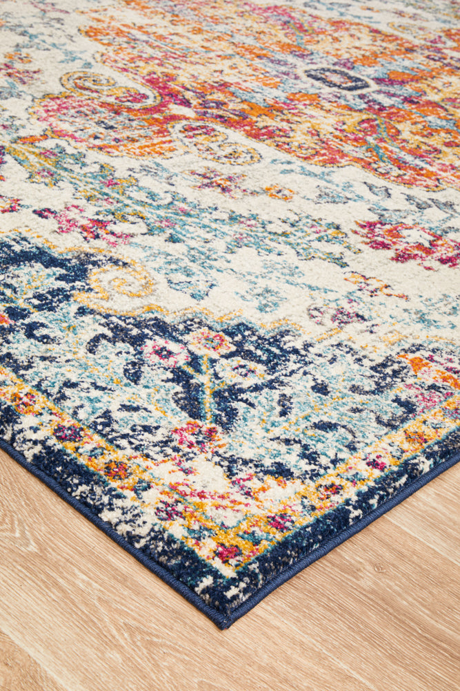 Summon Carnival White Transitional Rug