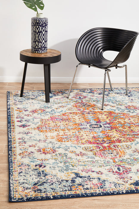 Summon Carnival White Transitional Rug