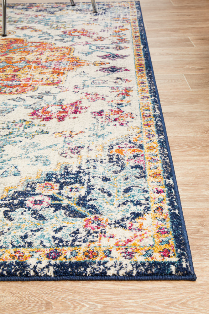 Summon Carnival White Transitional Rug