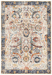 Summon Peacock Ivory Transitional Rug