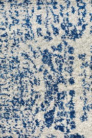 Summon Frost Blue Transitional Runner Rug