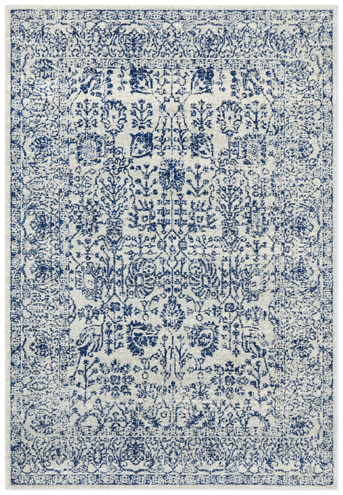 Summon Frost Blue Transitional Rug