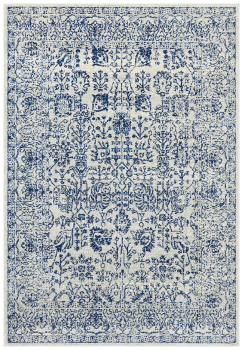 Summon Frost Blue Transitional Rug