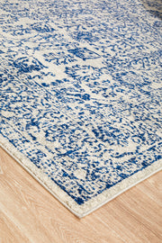 Summon Frost Blue Transitional Rug