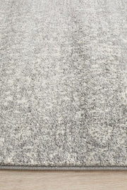 Summon Homage Grey Transitional Runner Rug