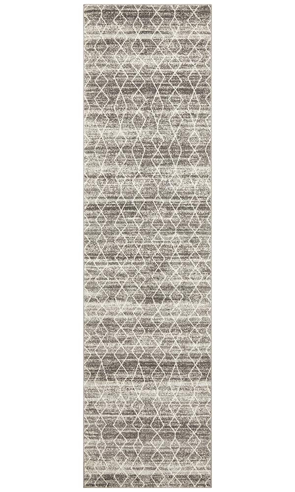 Summon Remy Silver Transitional Runner Rug