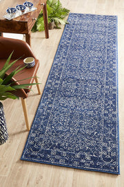 Summon Artist Navy Transitional Runner Rug